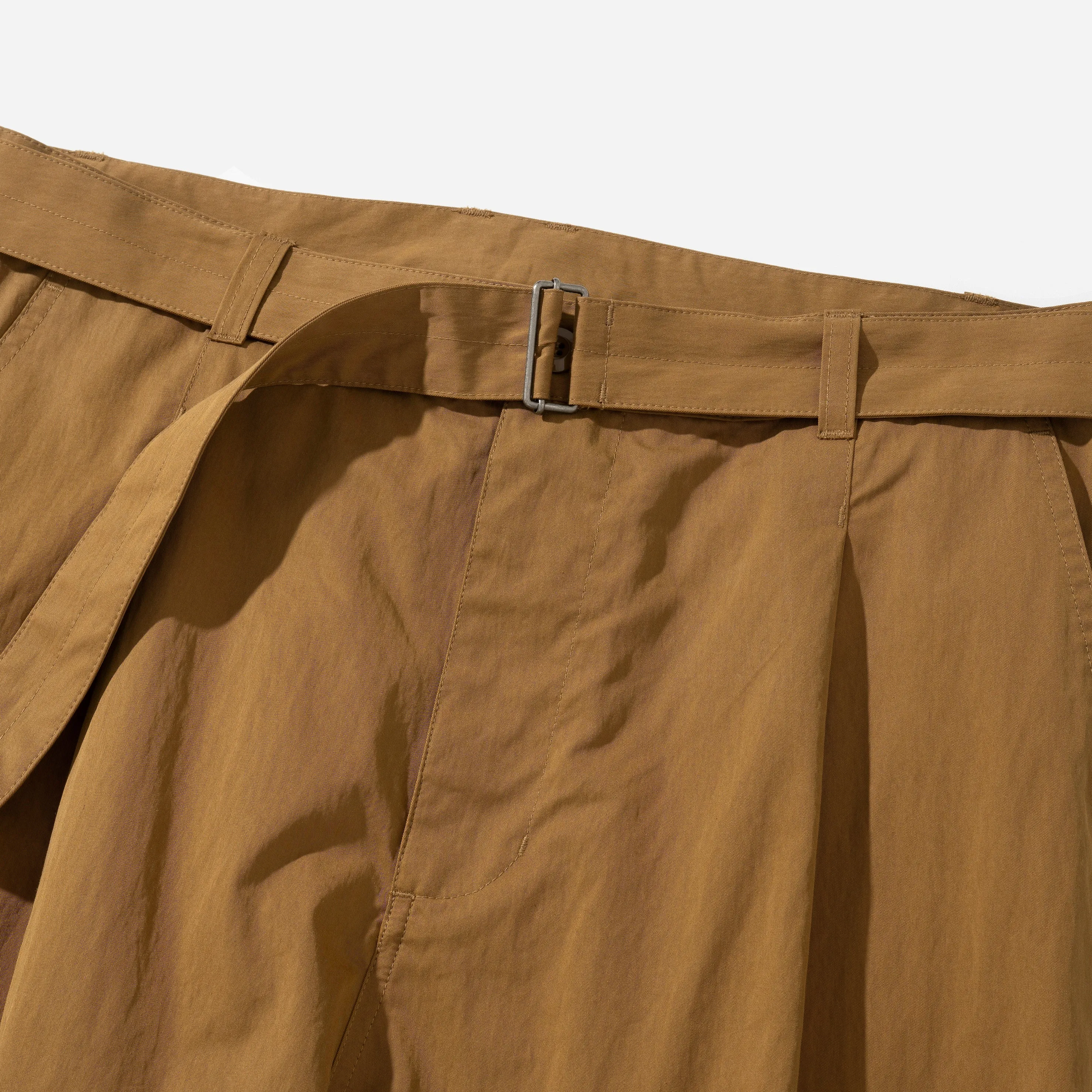 HUNTING BELTED PANTS - CAMEL