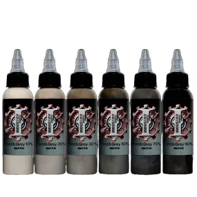 Industry Inks French Grey Set Tattoo Ink