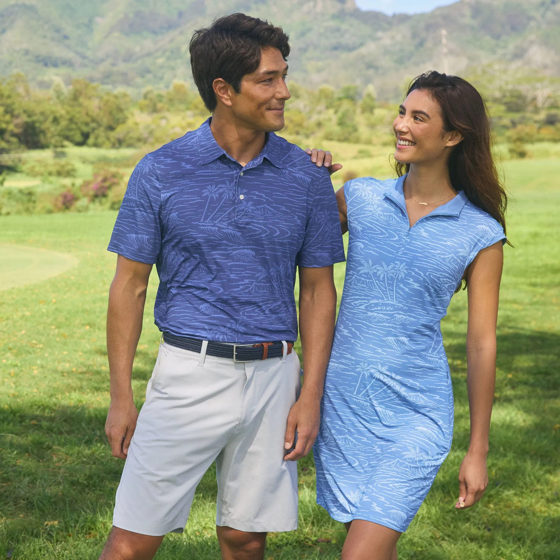 ISLAND TRADEWINDS NOVA PERFORMANCE DRESS / Performance Fabric