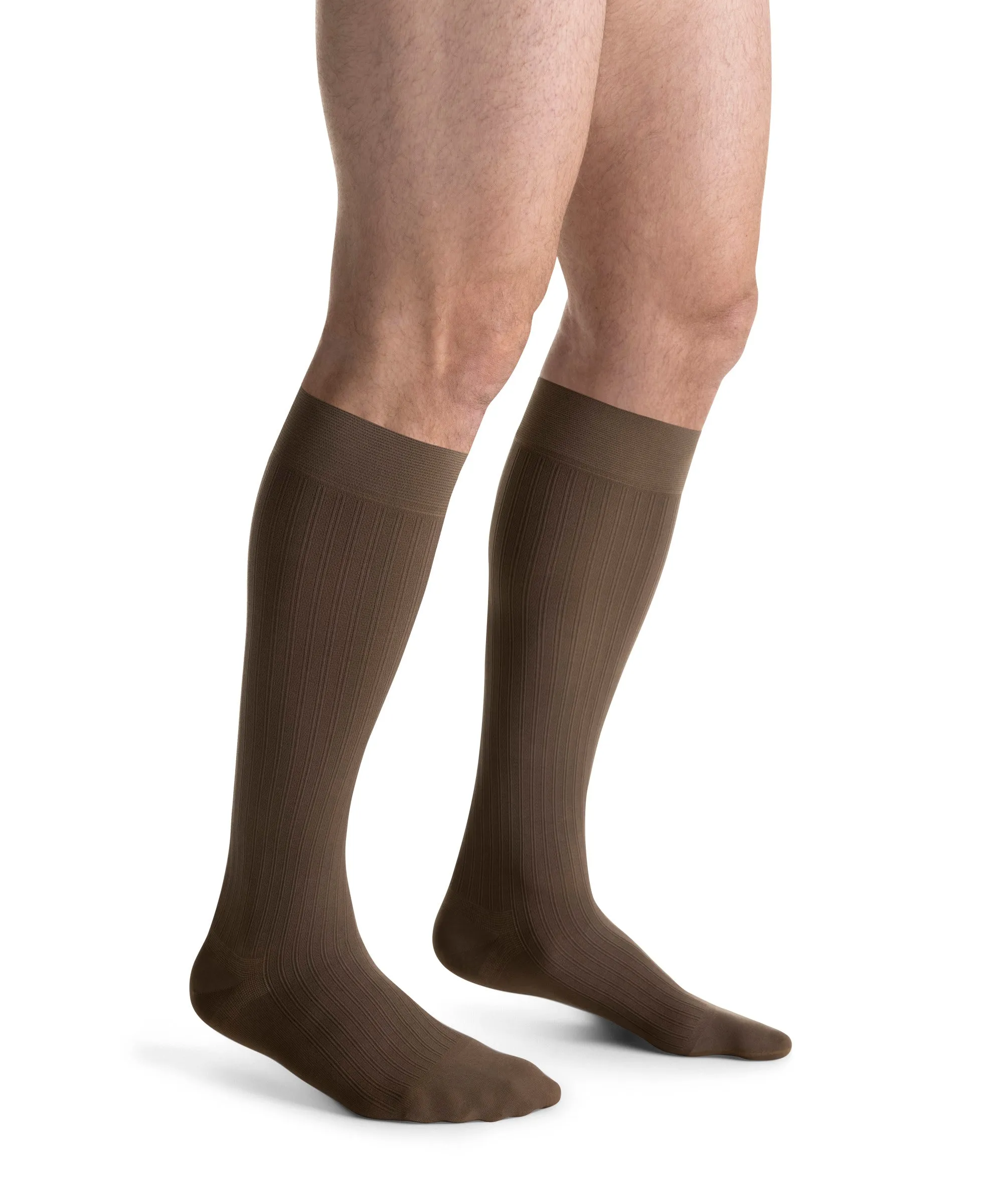 JOBST forMen Ambition Compression Socks 30-40 mmHg Knee High SoftFit Band Closed Toe