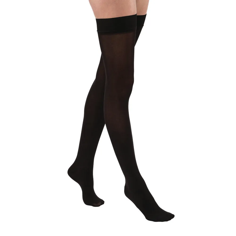 JOBST Relief Compression Stockings 20-30 mmHg Thigh High Silicone Dot Band Closed Toe