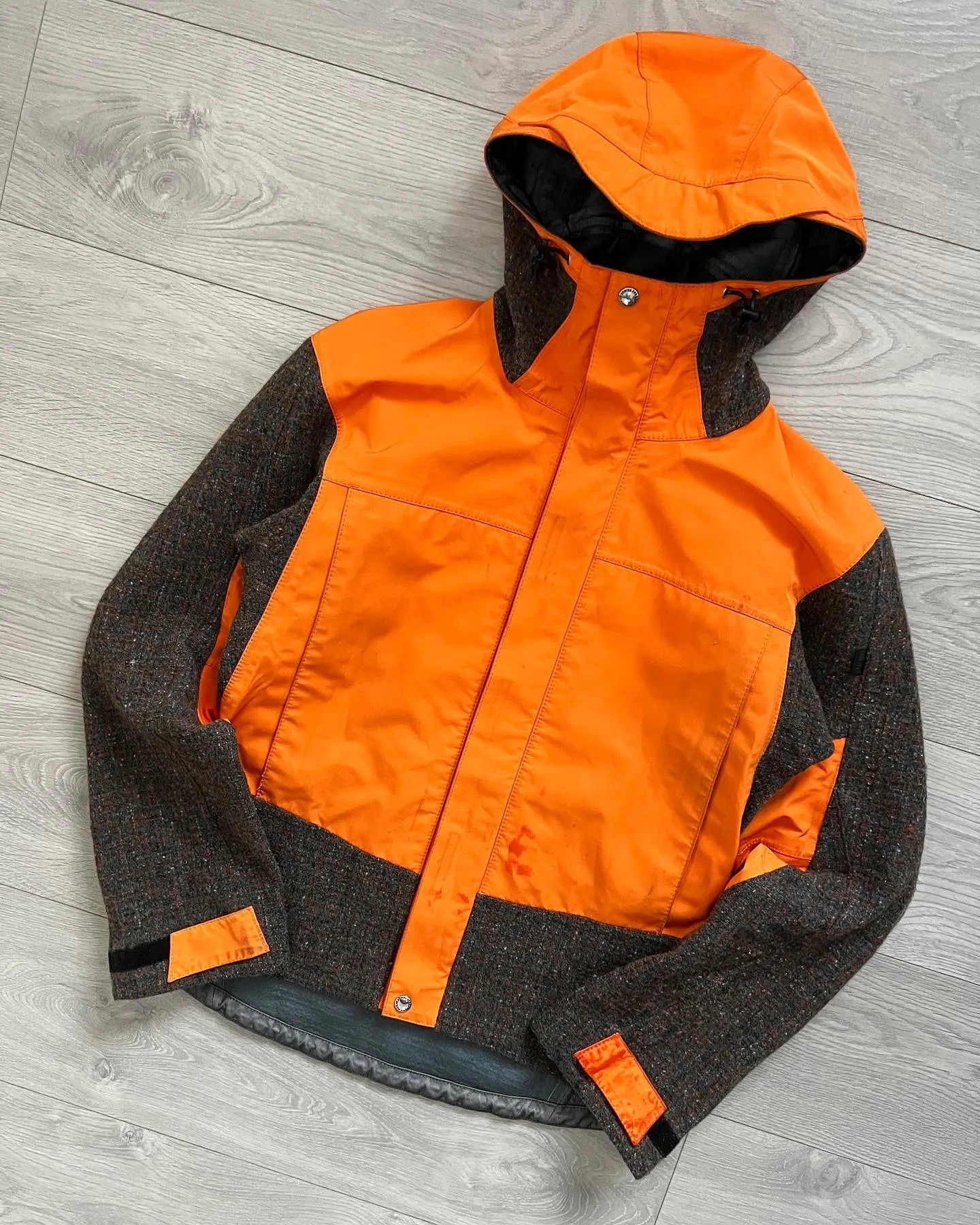 Junya Watanabe x Goldwin x GoreTex Technical Wool Panelled Runway Jacket - Size L fits M