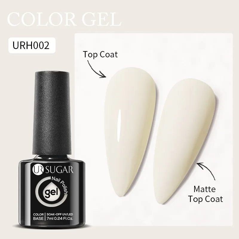 Lady Glams Color Changing Thermal Gel Nail Polish 7ml - Glass Bottle Semi Permanent Temperature Color Changing Glitter