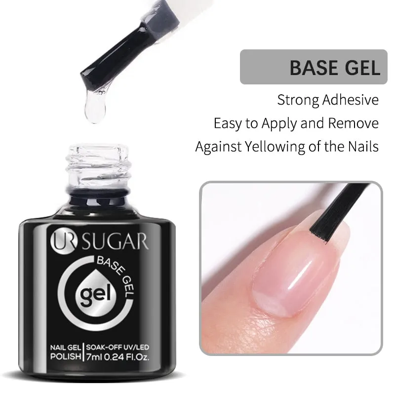 Lady Glams Color Changing Thermal Gel Nail Polish 7ml - Glass Bottle Semi Permanent Temperature Color Changing Glitter