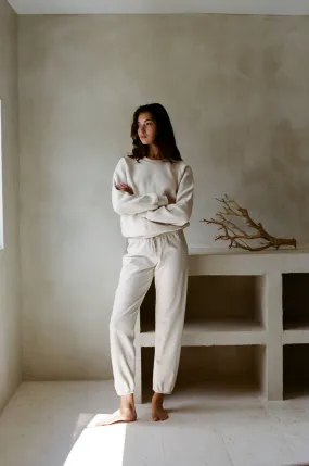 Lera Knit Organic Cotton Jogger Pants: by a. ren