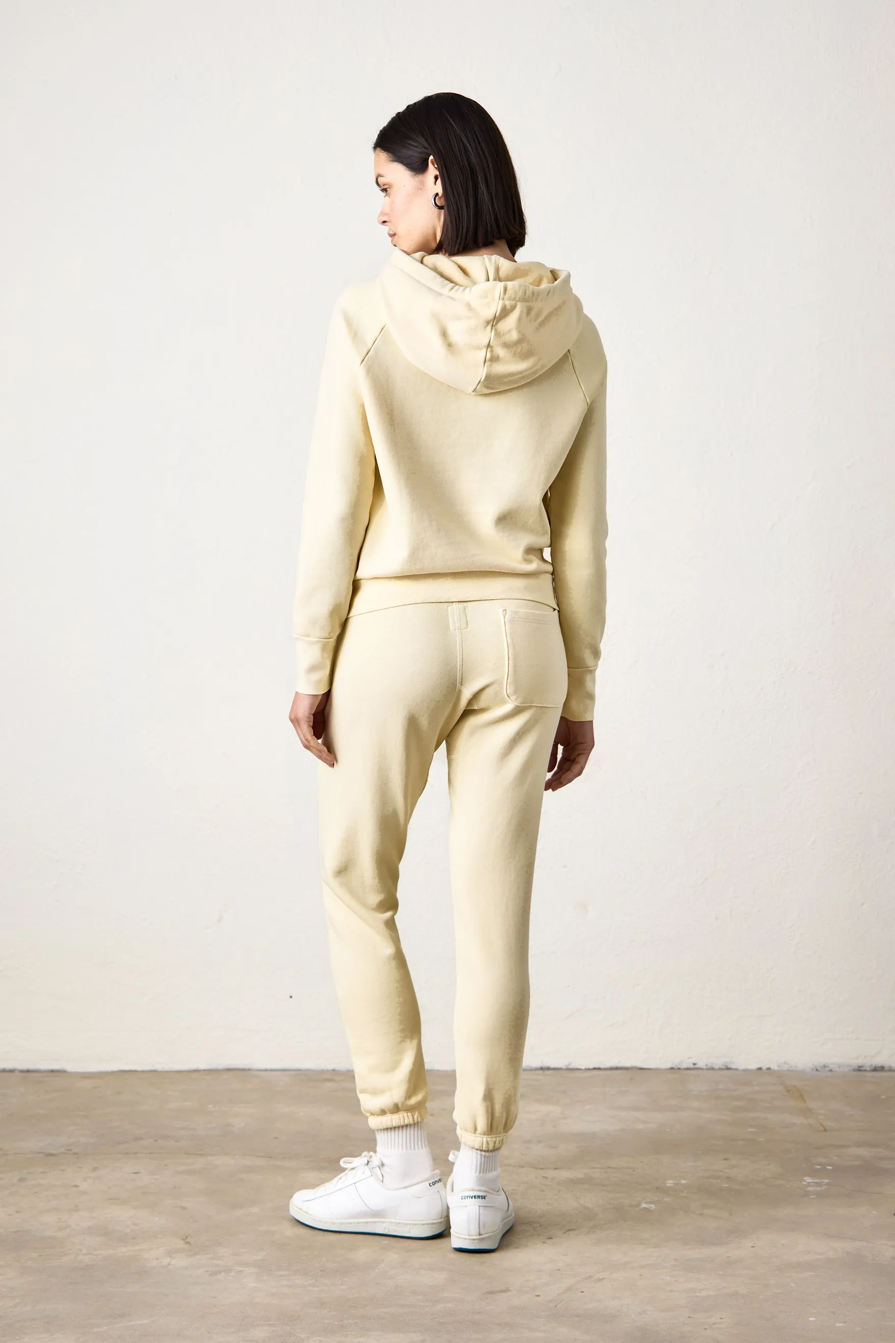 LISSE FITTED PULLOVER HOODY / LEMONADE