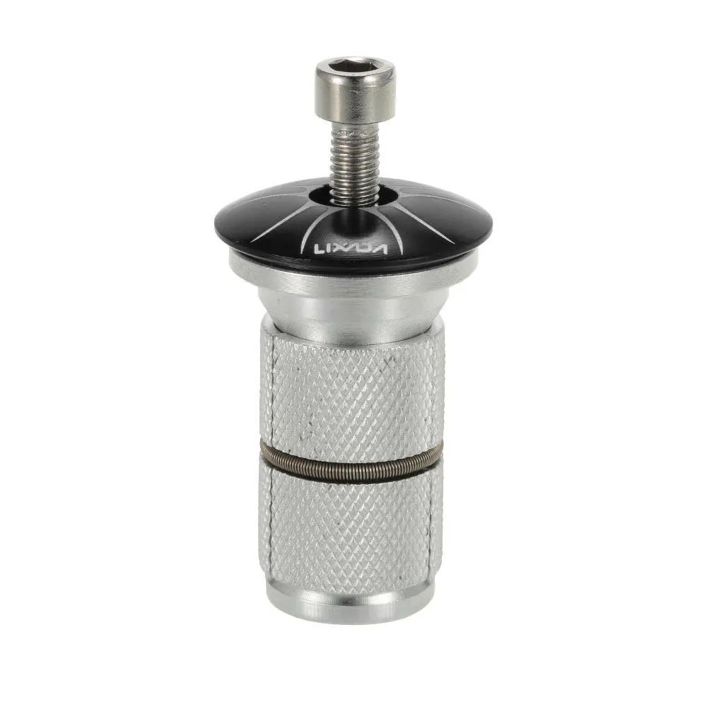 Lixada 1pc Bike Fork Steerer Headset Top Cap Compression Compressor Adjuster Top Cap Plug Adjustable Locking