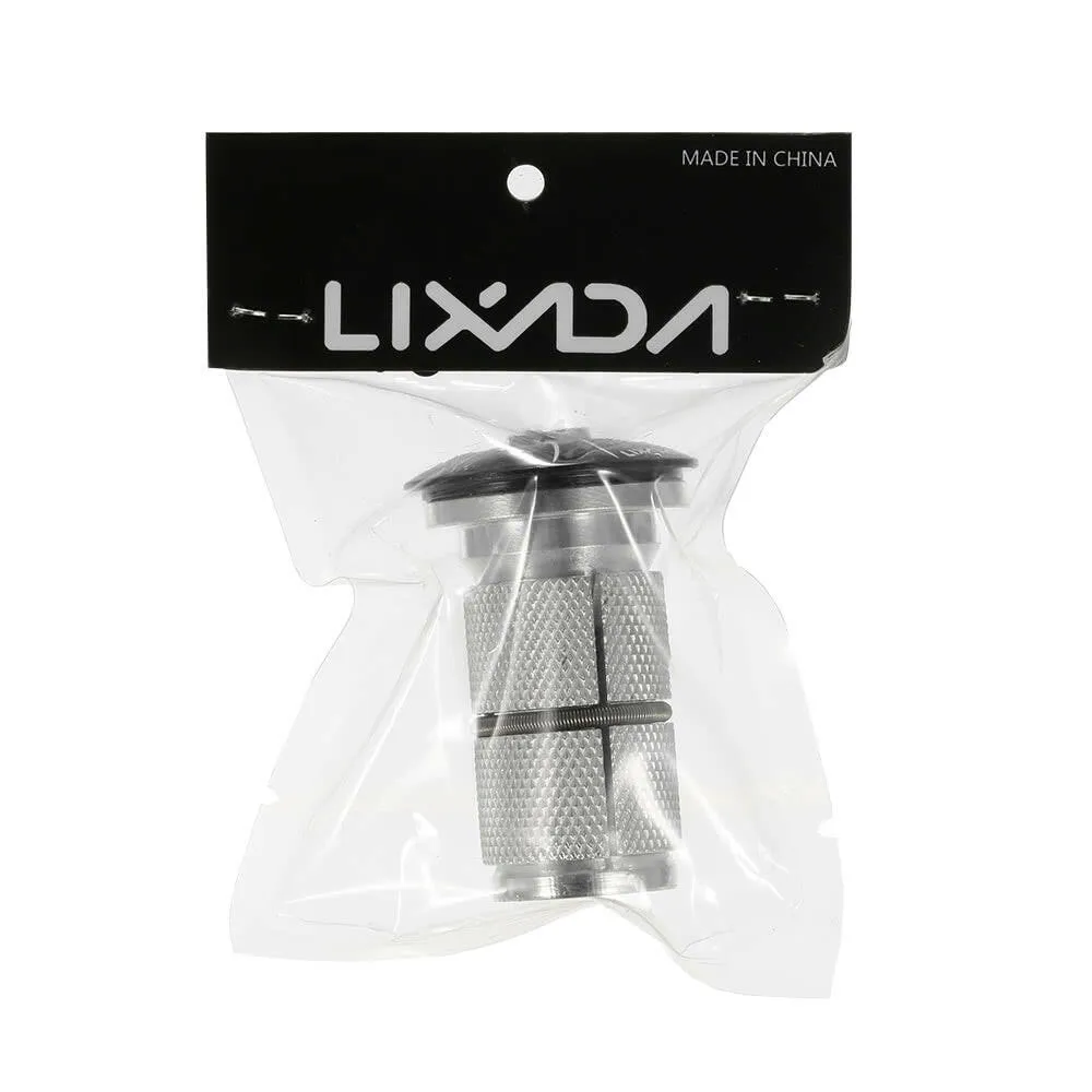 Lixada 1pc Bike Fork Steerer Headset Top Cap Compression Compressor Adjuster Top Cap Plug Adjustable Locking