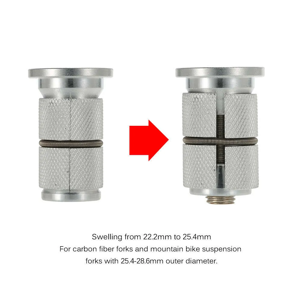 Lixada 1pc Bike Fork Steerer Headset Top Cap Compression Compressor Adjuster Top Cap Plug Adjustable Locking