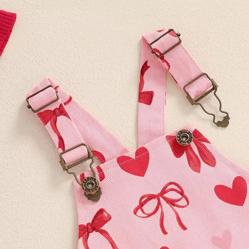 Long Sleeve Valentine's Day Baby Set