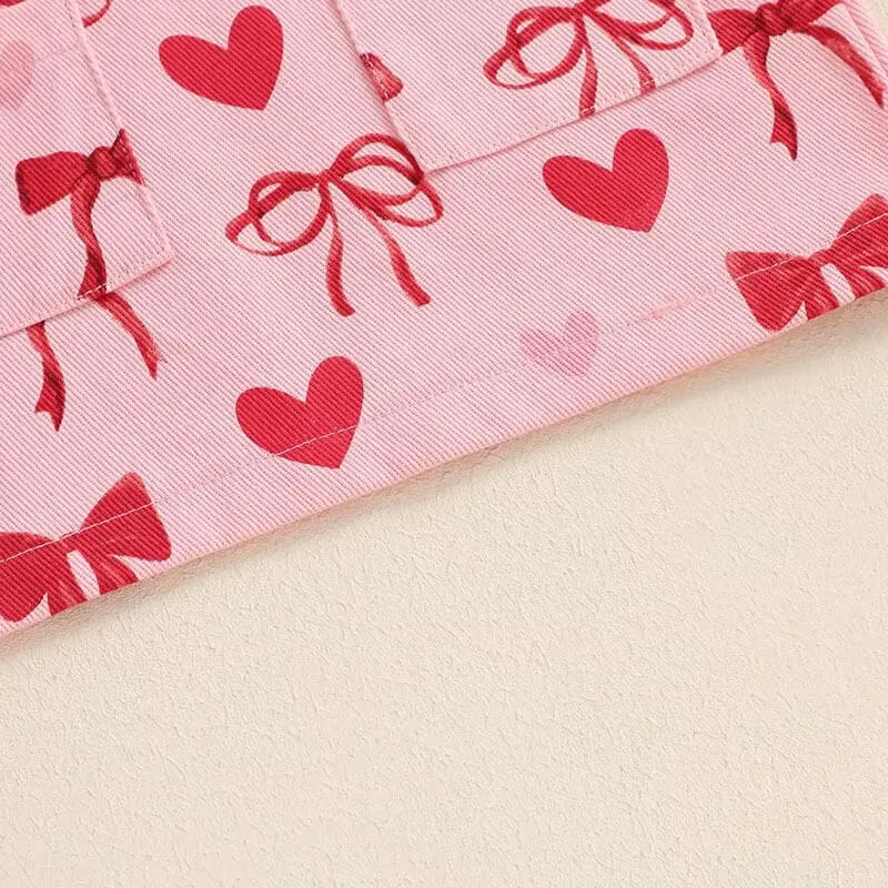 Long Sleeve Valentine's Day Baby Set