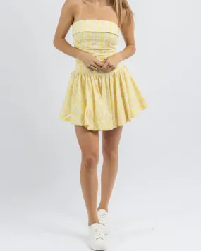 Love Story Mini Dress In Yellow | Yellow