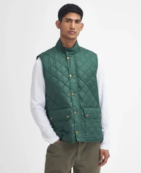 Lowerdale Quilted Gilet-Racing Green