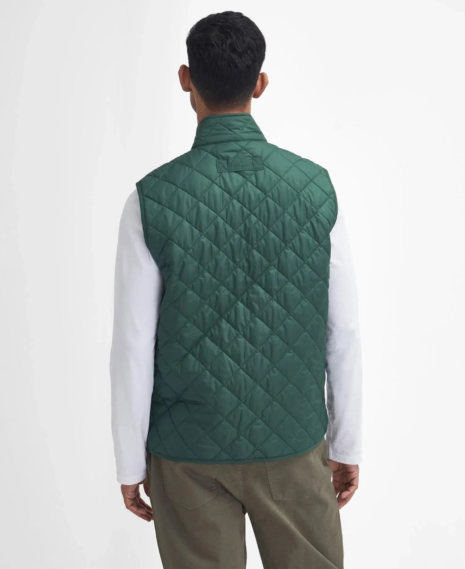 Lowerdale Quilted Gilet-Racing Green