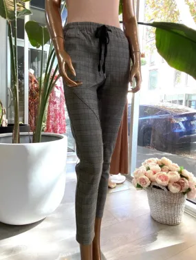 Luka Jogger - Grey/Blue Check