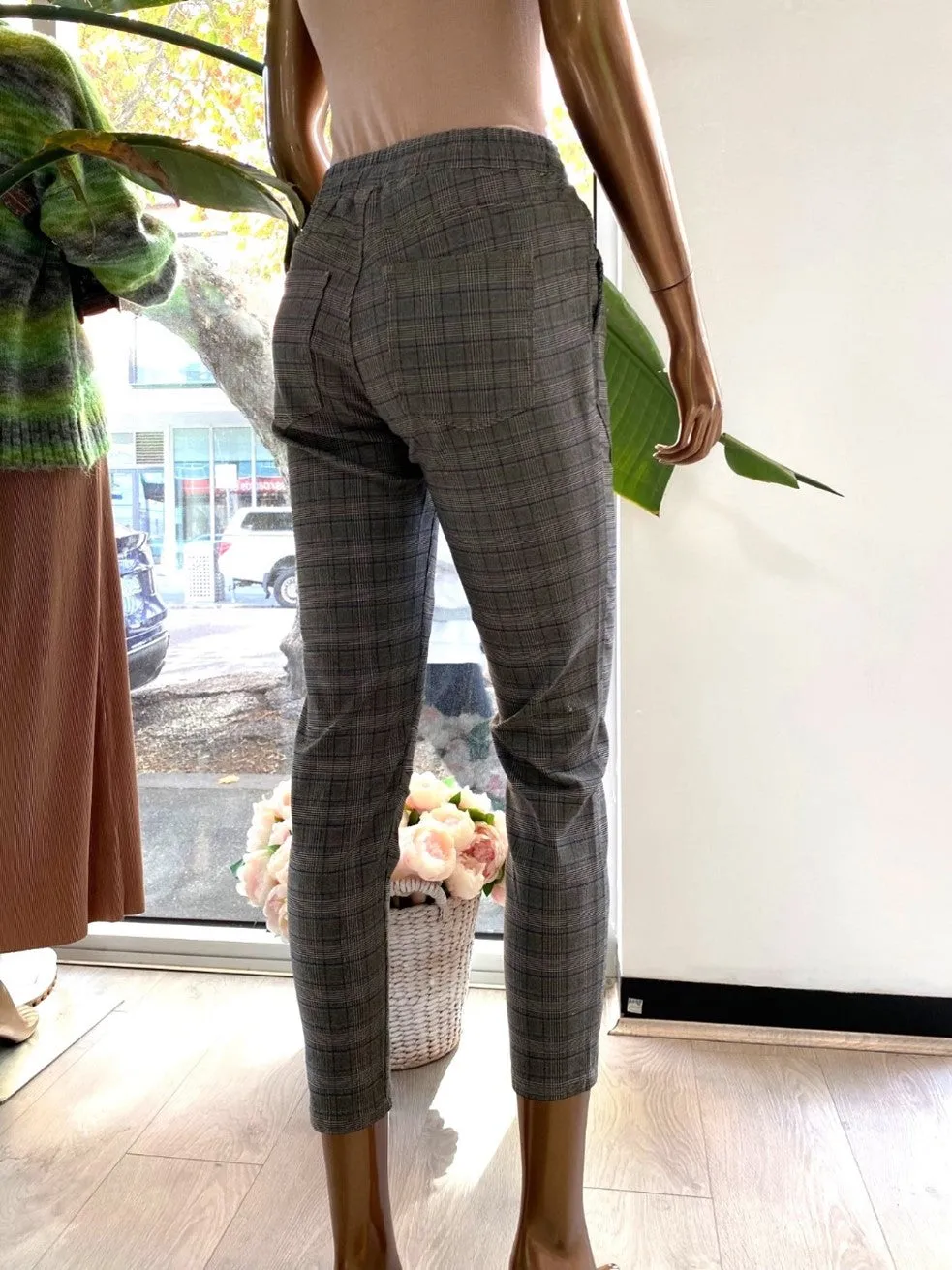 Luka Jogger - Grey/Blue Check