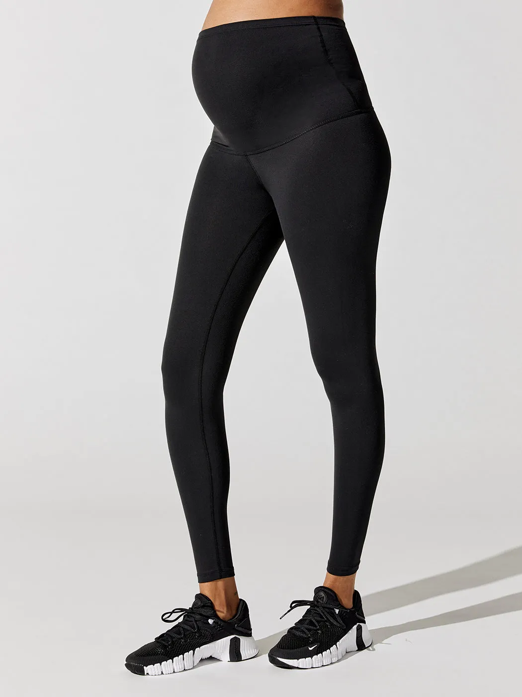 Maternity Love The Bump Long Legging - Jet Black