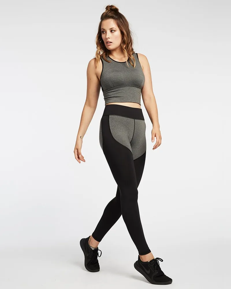 Michi Cadence Legging - Womens - Grey/Black