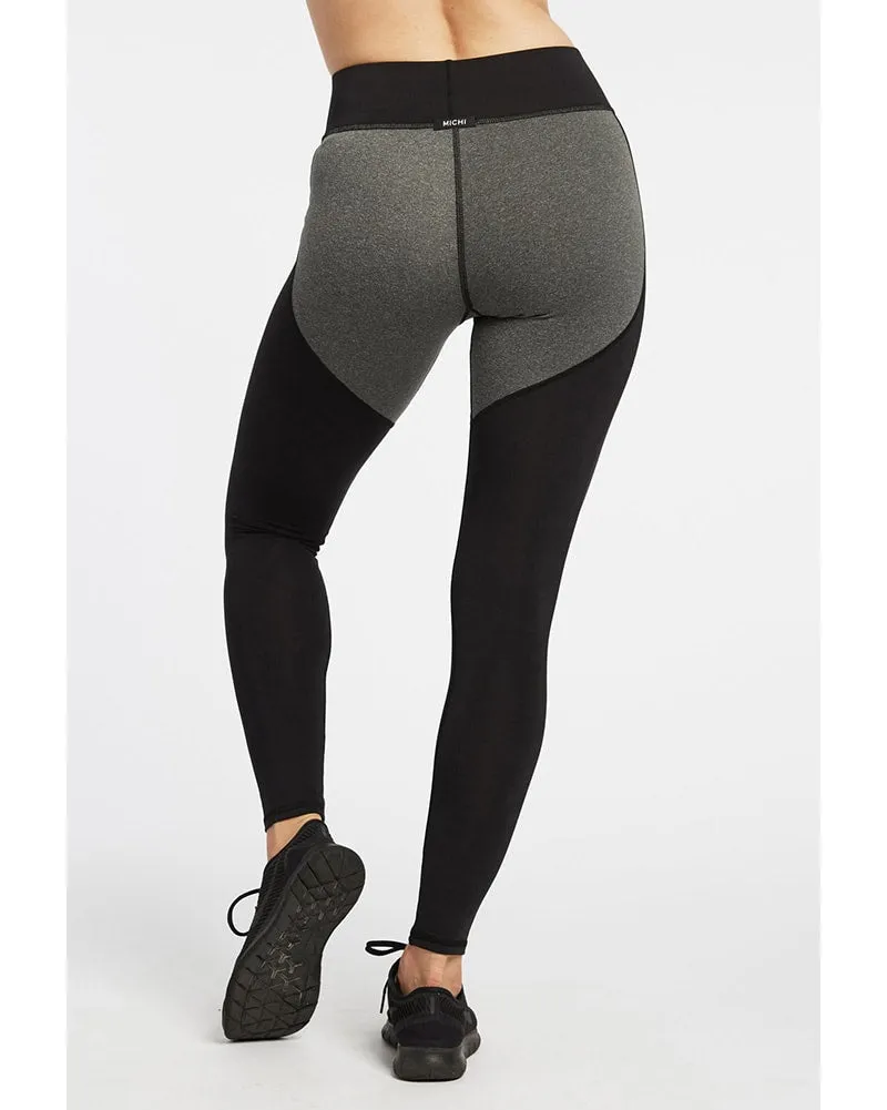 Michi Cadence Legging - Womens - Grey/Black