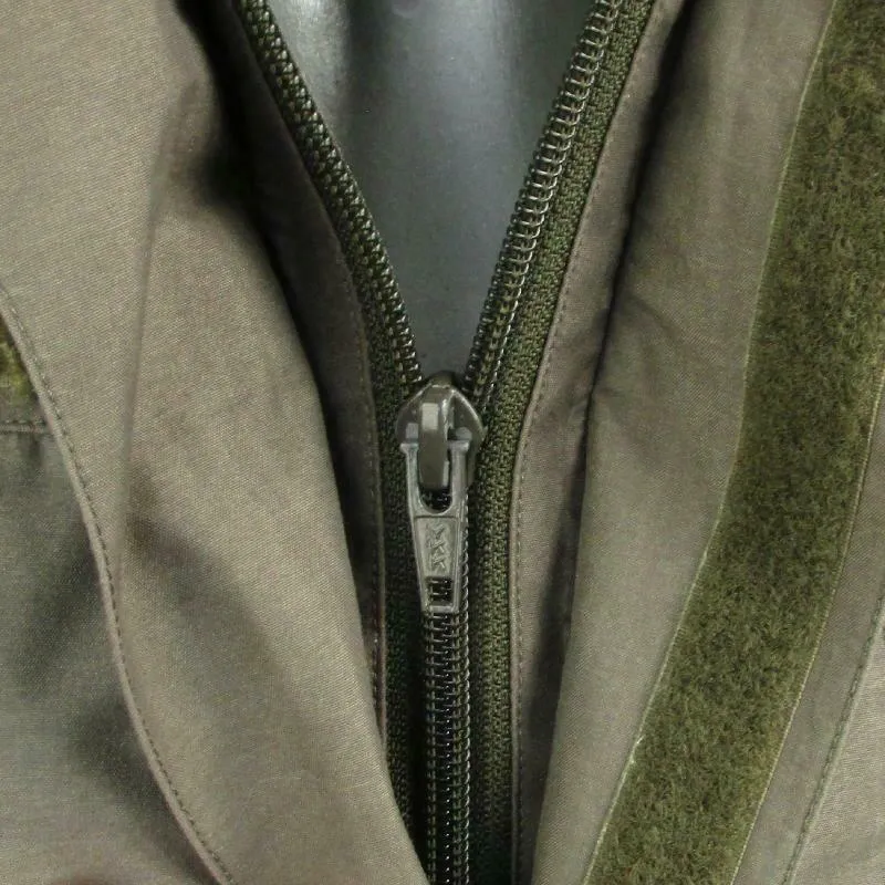 Military Austrian Army Alpine Combat Gore-Tex Jacket Waterproof Sz Small Green