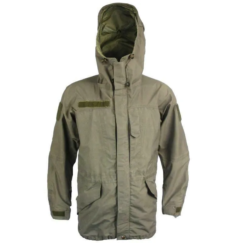 Military Austrian Army Alpine Combat Gore-Tex Jacket Waterproof Sz Small Green