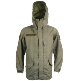Military Austrian Army Alpine Combat Gore-Tex Jacket Waterproof Sz Small Green