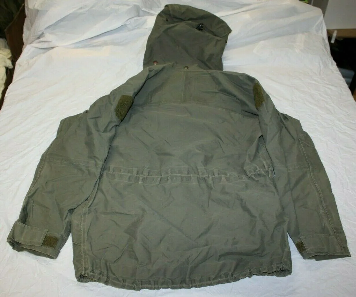 Military Austrian Army Alpine Combat Gore-Tex Jacket Waterproof Sz Small Green