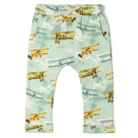 Milkbarn Vintage Planes Organic Baby Joggers~Various Sizes