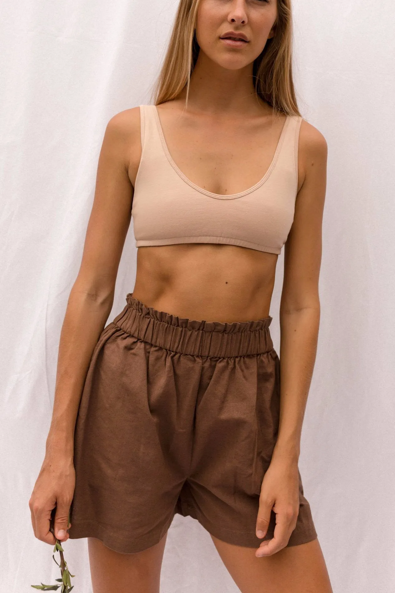 MILOU Scooped Bralette in Ecru