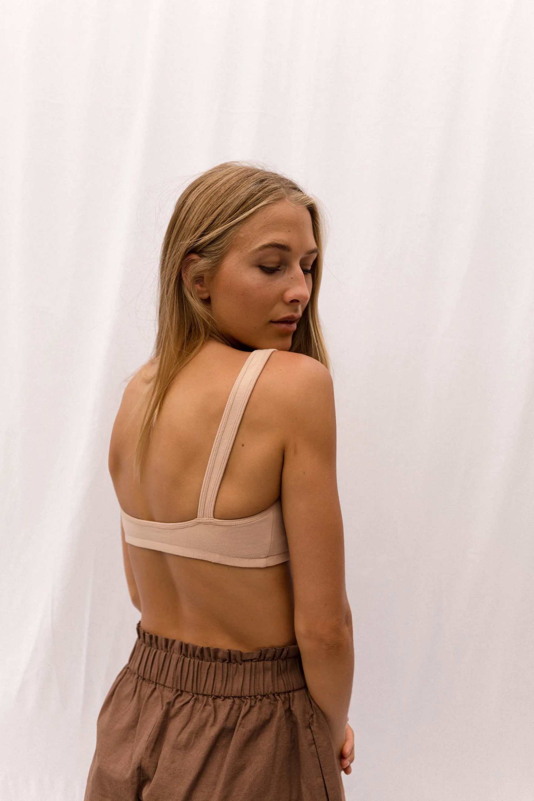 MILOU Scooped Bralette in Ecru