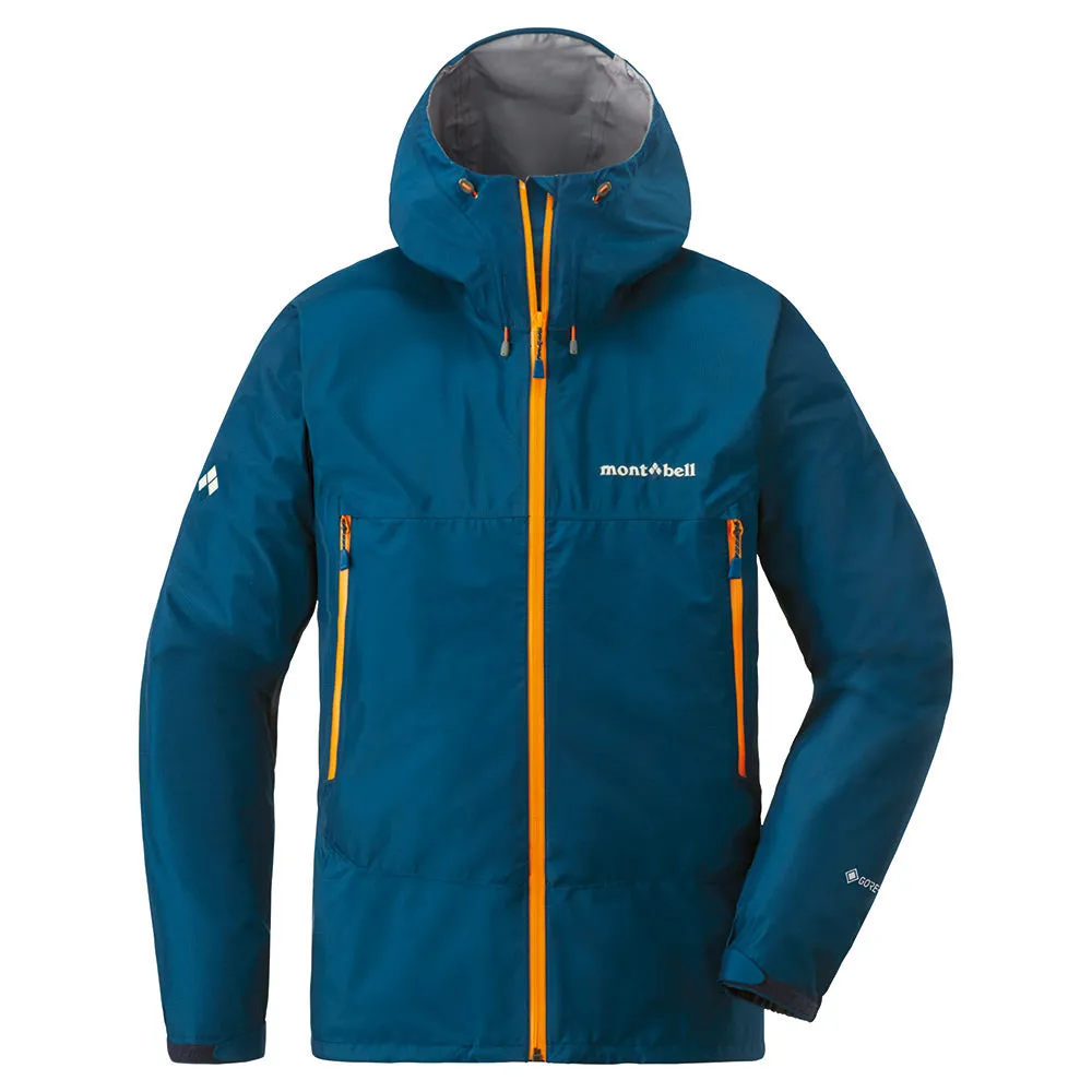 Montbell Men's Rain Jacket Rain Dancer Hooded - GORETEX Waterproof Lightweight Windproof