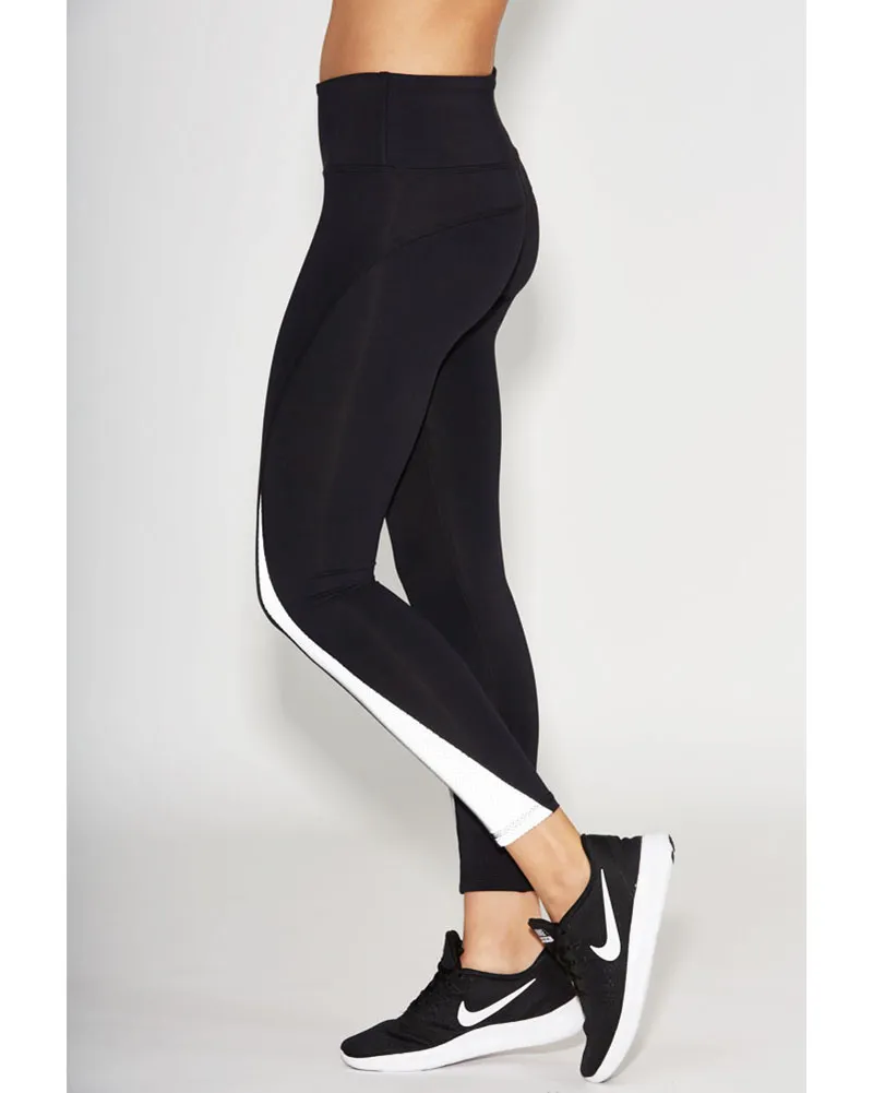 Noli Luna Glass Legging - Womens - Black/White