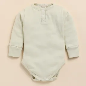 Oatmeal Organic Long Sleeve Bodysuit