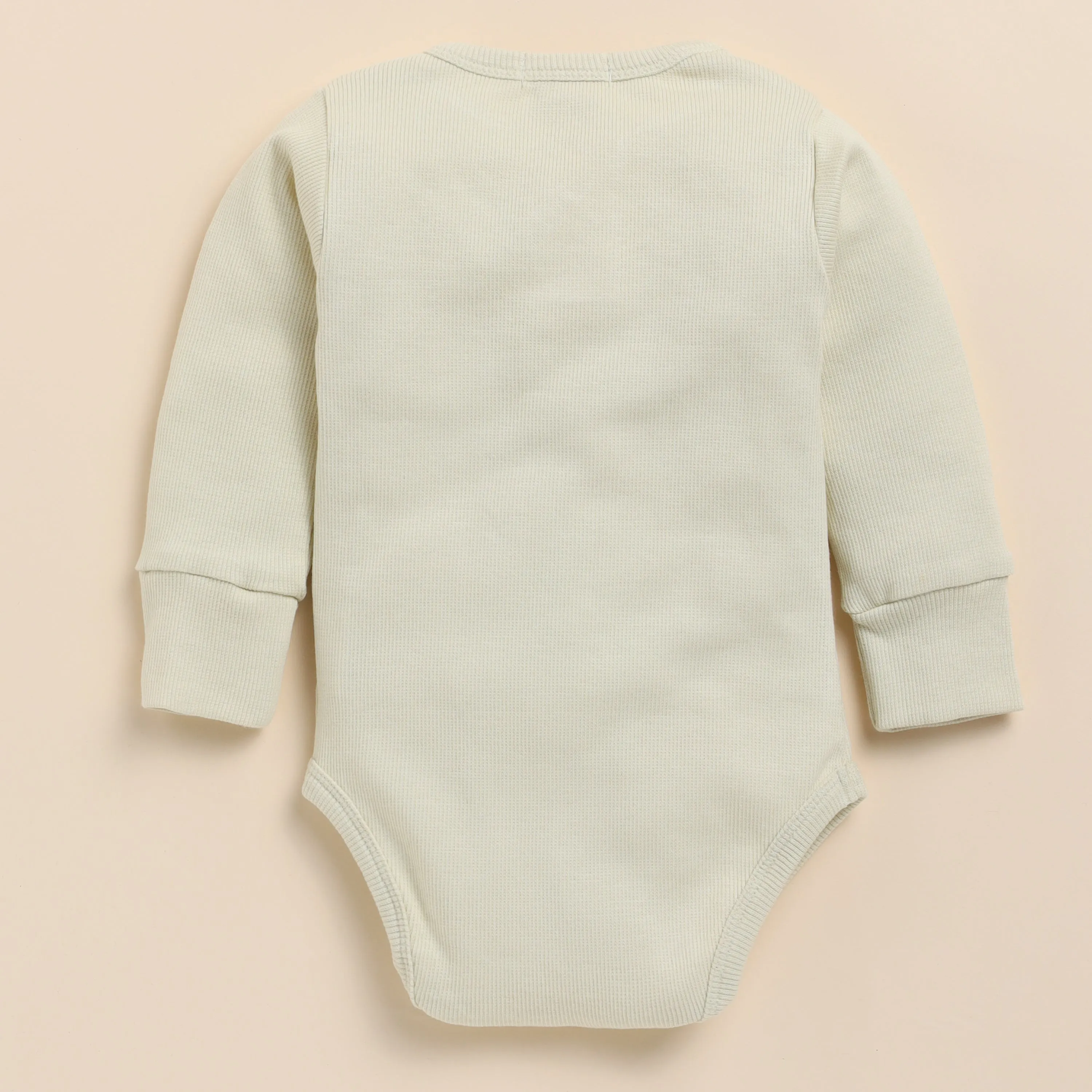Oatmeal Organic Long Sleeve Bodysuit