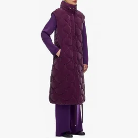 Obrika Hooded Vest - Dark Purple