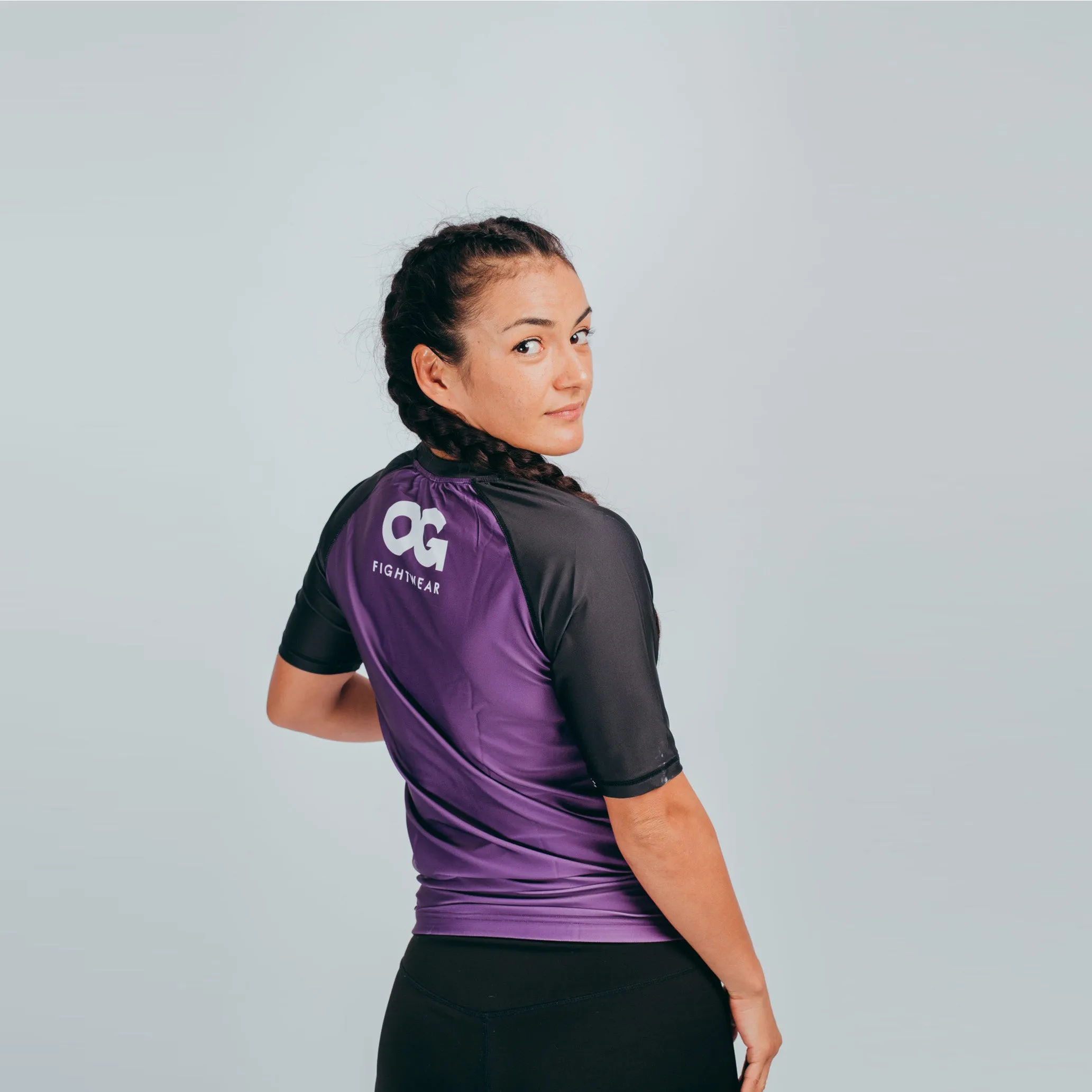 OG Short Sleeve Rashguard (Purple)