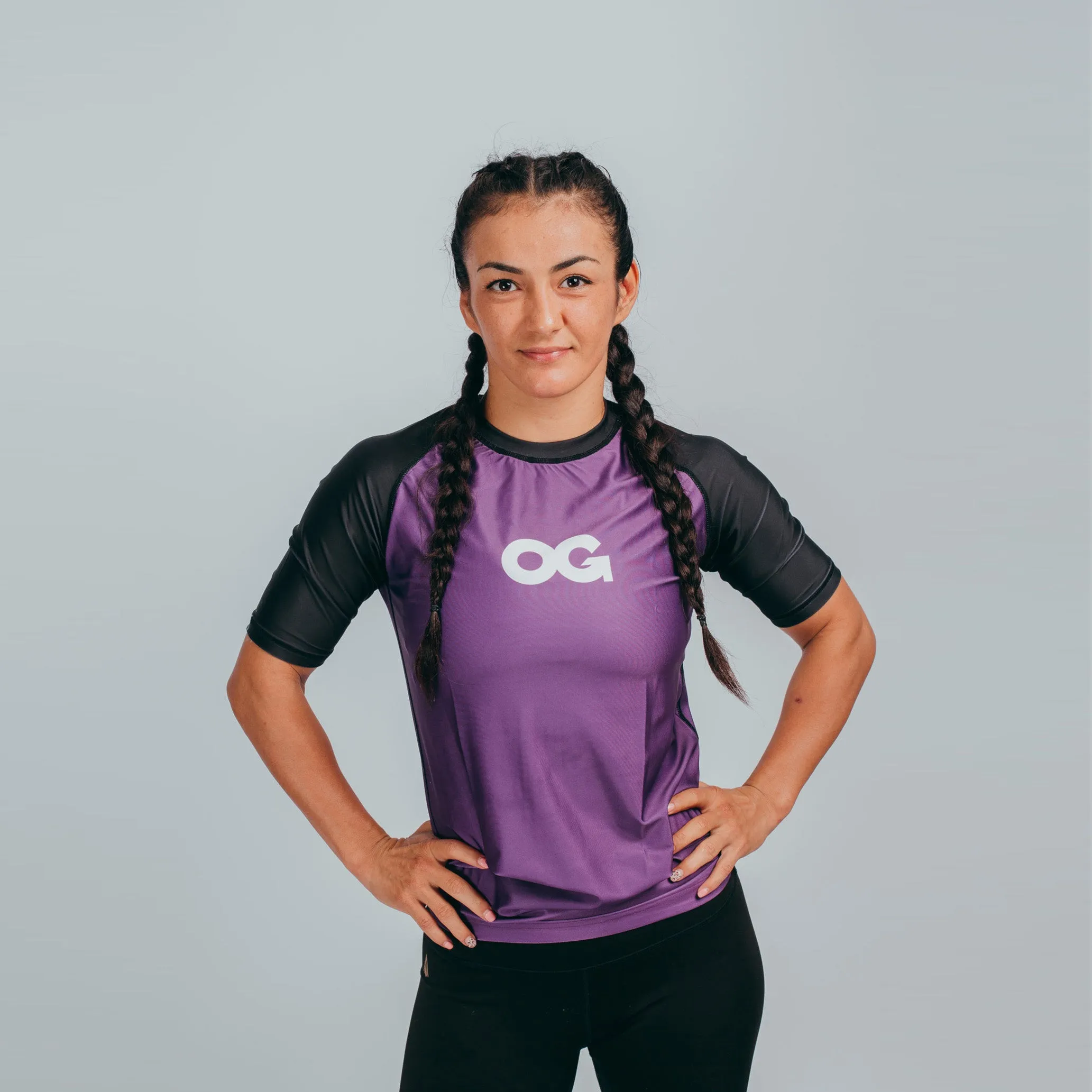 OG Short Sleeve Rashguard (Purple)