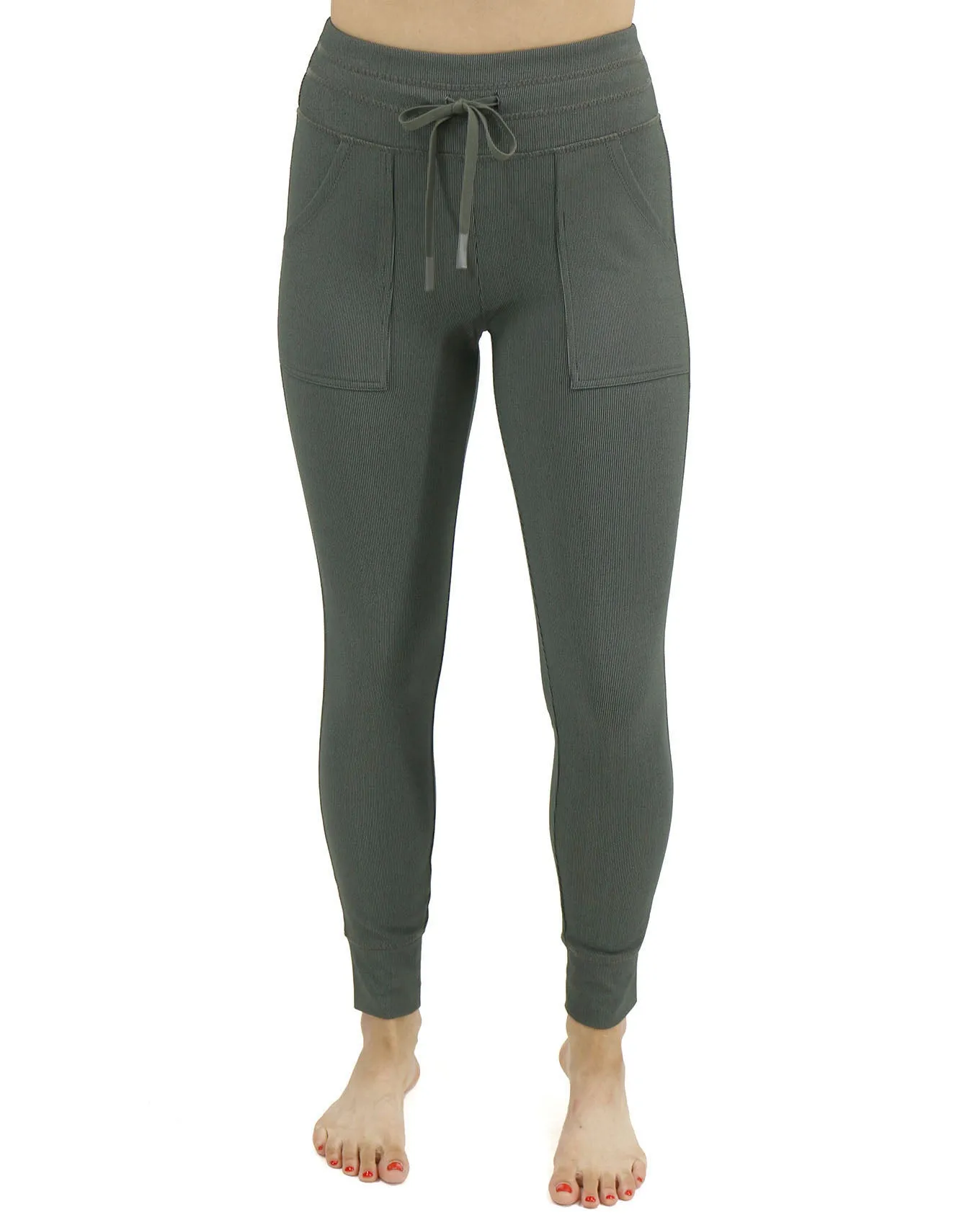 Olive Performance Jogger Leggings