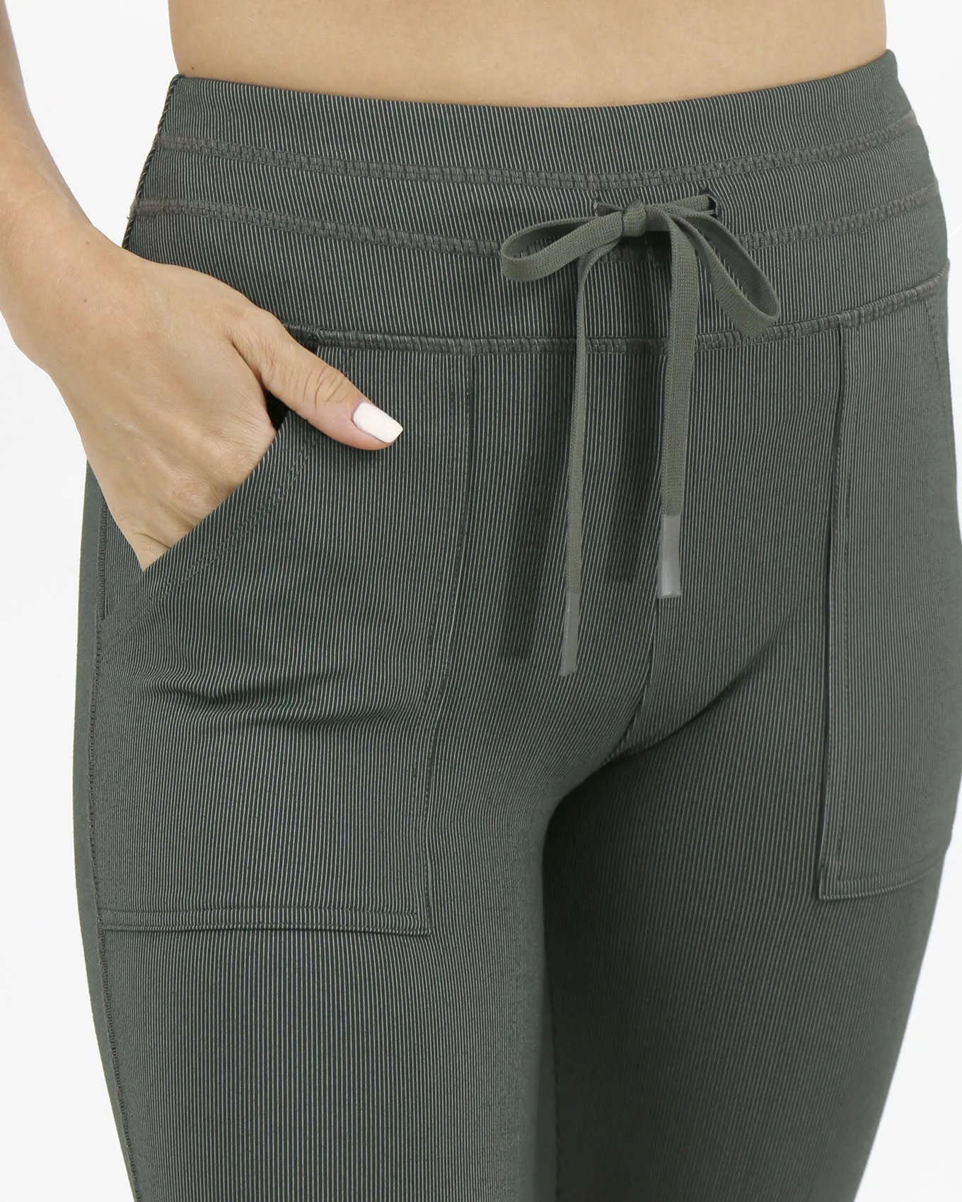 Olive Performance Jogger Leggings
