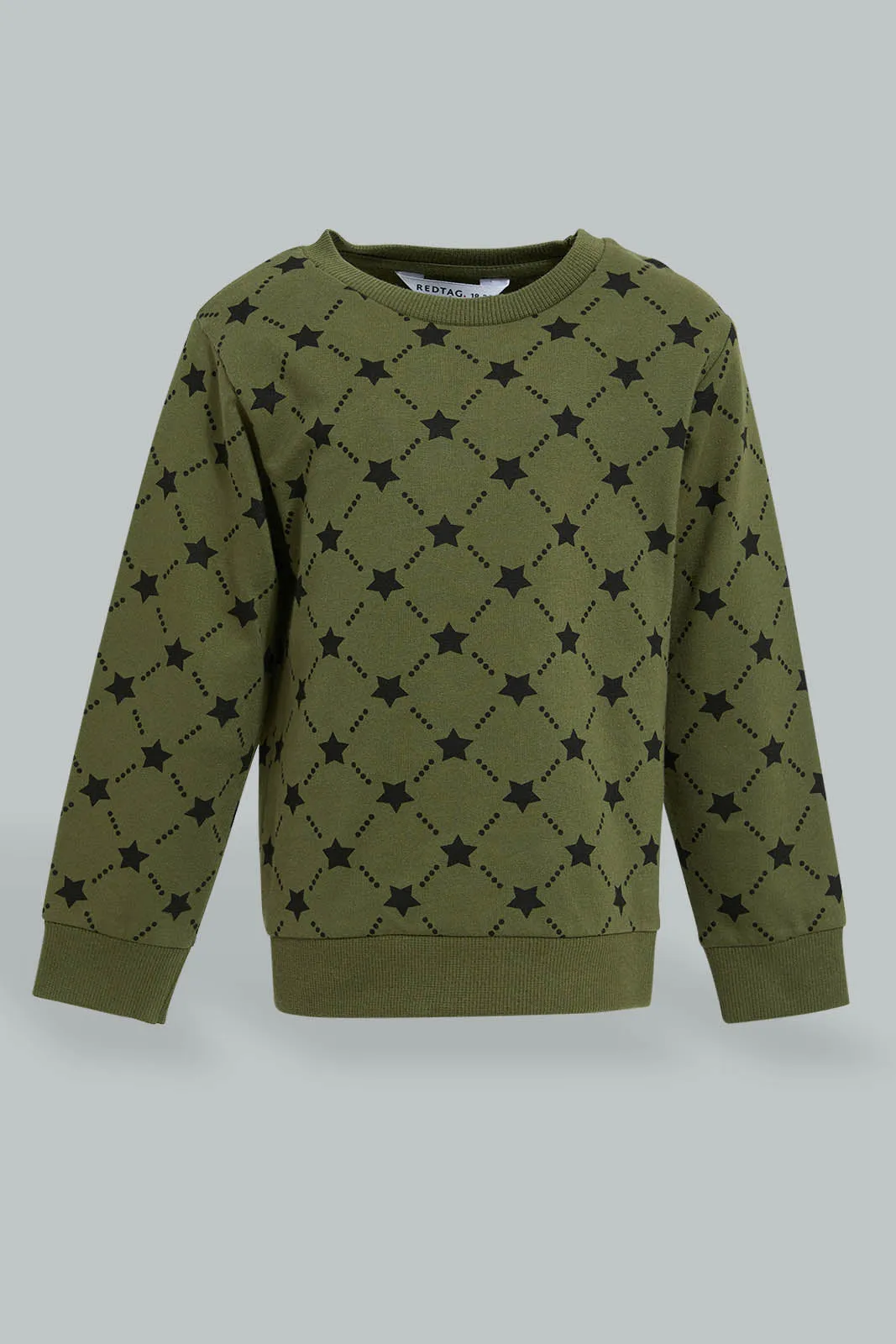 Olive Printed Jogger Set (2 Piece)