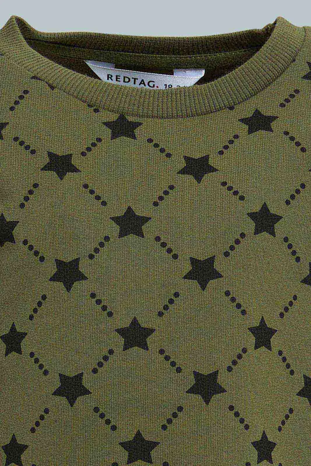 Olive Printed Jogger Set (2 Piece)