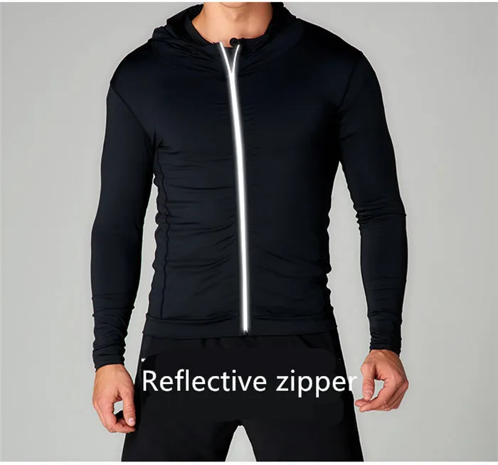 OSS - Gym Fitness Clothing Sets - Men Workout Outfit Apparel Gym Outdoor Compression Set