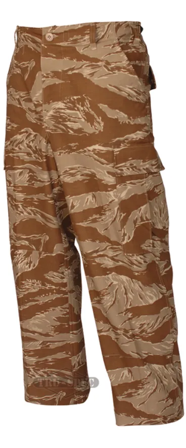 *PANTS, ORIGINAL RIP STOP BDU-DESERT TIGER STRIPE (1598)