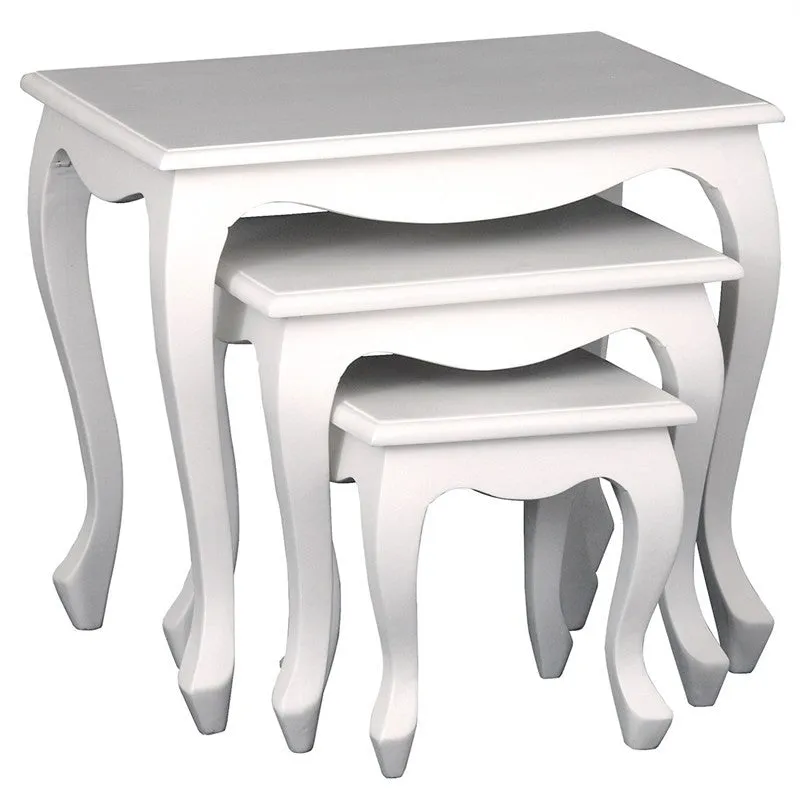Paris House Queen Annie French Nest of Tables 3 Piece
