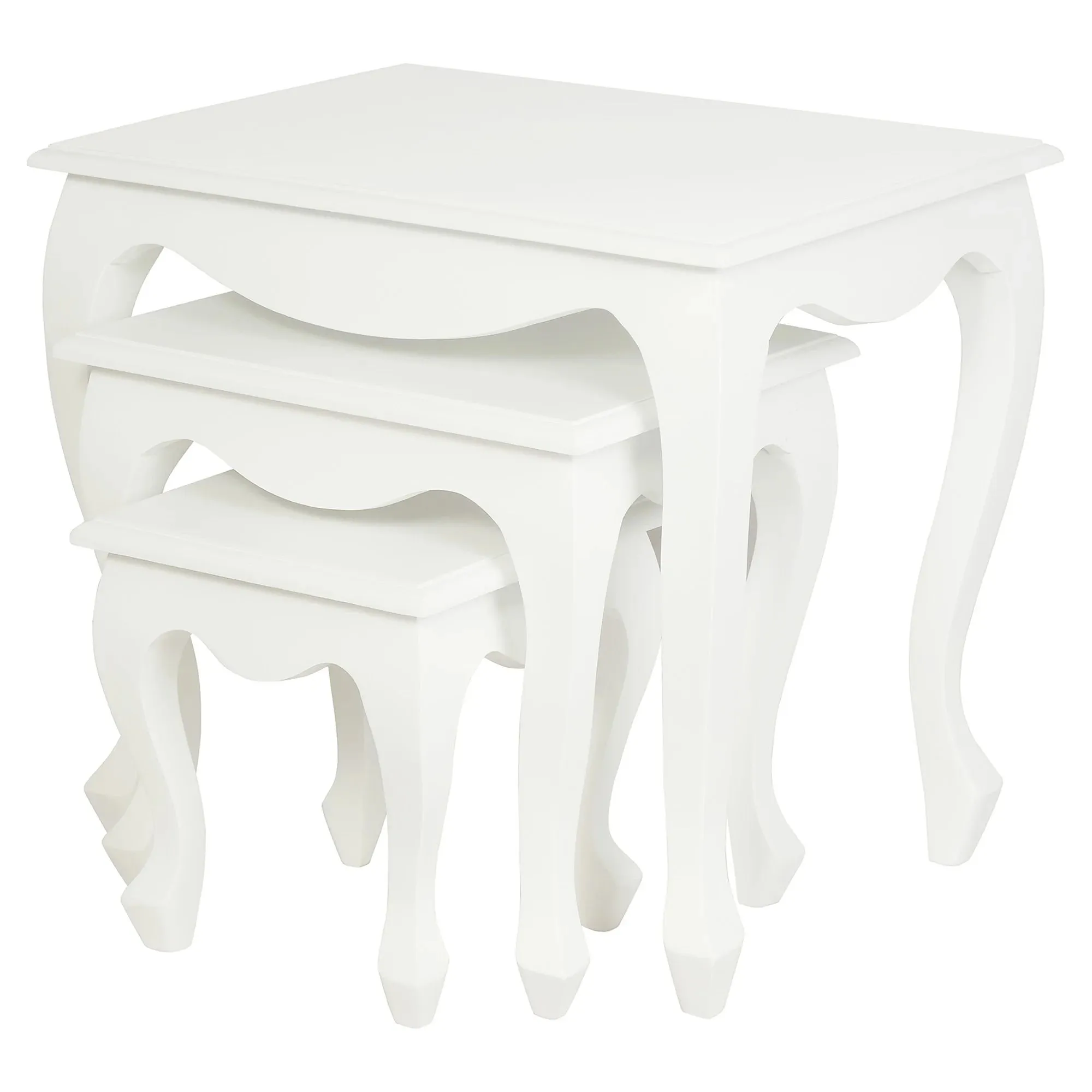 Paris House Queen Annie French Nest of Tables 3 Piece
