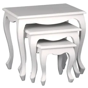 Paris House Queen Annie French Nest of Tables 3 Piece