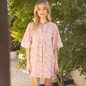 Pink Dreamy Floral Dress
