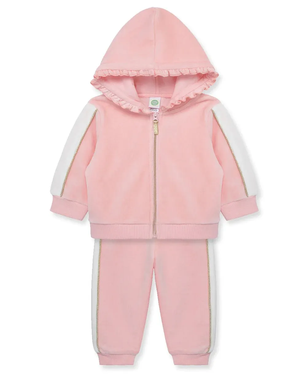 Pink Shine 2Pc Hoodie Set