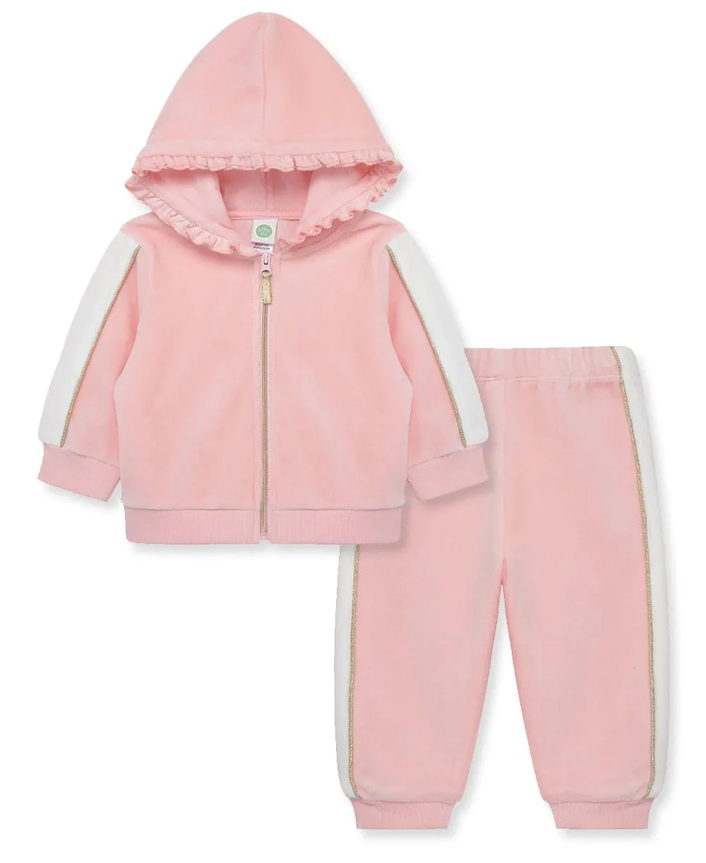 Pink Shine 2Pc Hoodie Set
