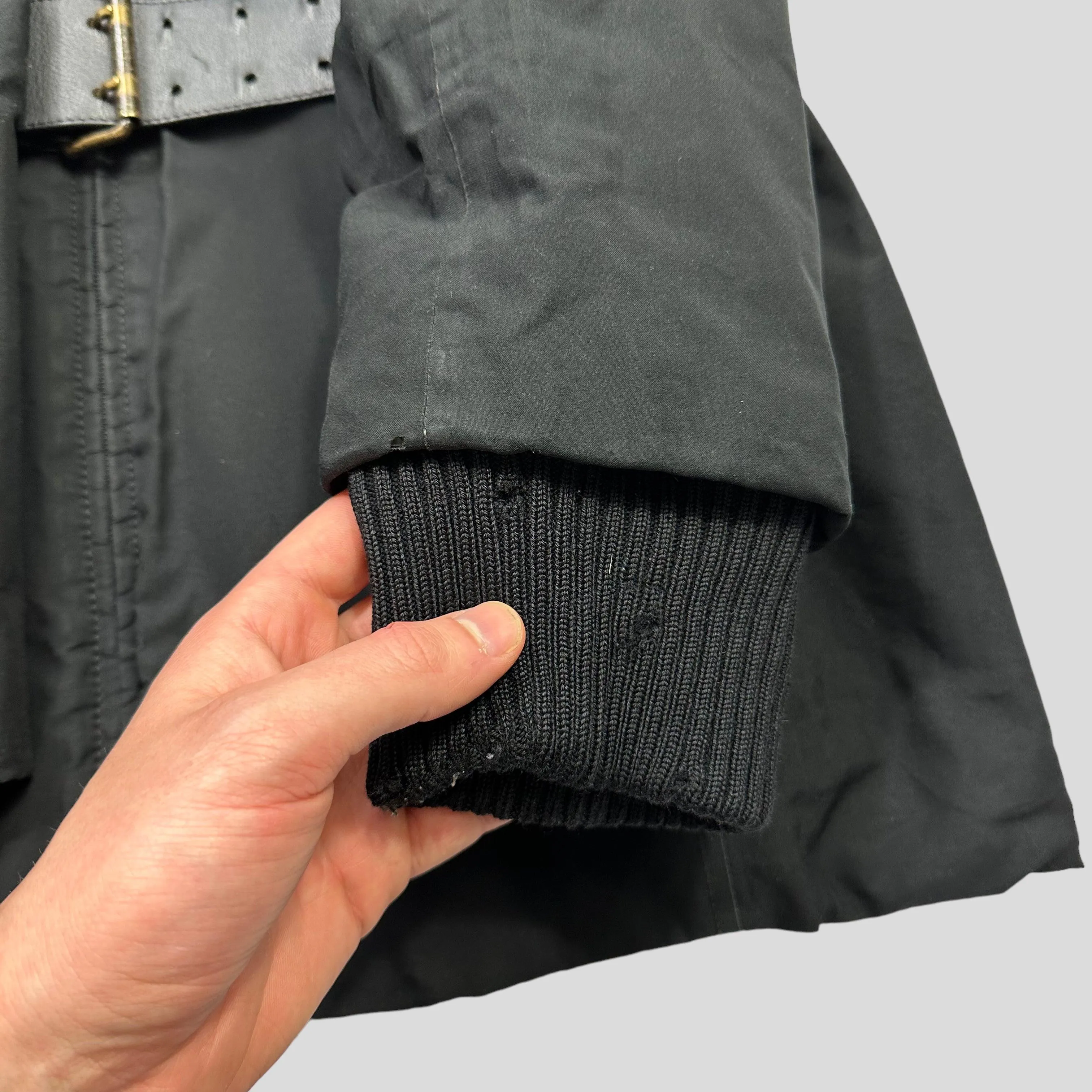 Prada Sport 00’s Goretex Faux Fur Ski Jacket   Belt - IT42